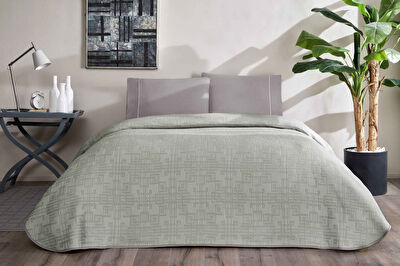 Taç Jakar Vıgnes Çift Kişilik Pike Takımı Antrasit