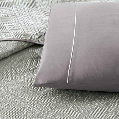 Taç Jakar Vıgnes Tek Kişilik Pike Takımı Antrasit