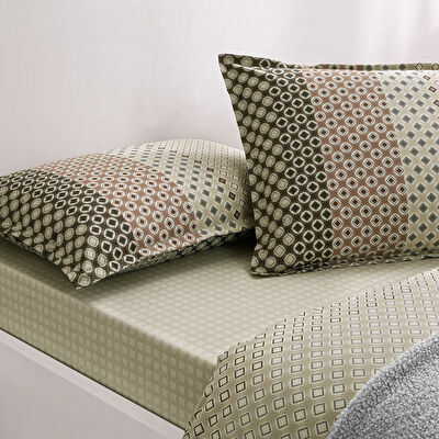 Taç Roland Ranforce Çift Kişilik Battaniyeli Kış Seti Gri