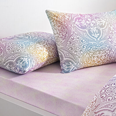 Taç Nevora Ranforce Tek Kişilik Nevresim Takımı Pembe