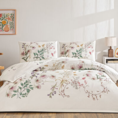 Taç Elowen Ranforce Tek Kişilik Nevresim Takımı Yeşil