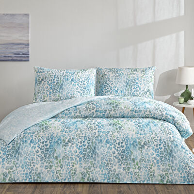 Taç Arwen Ranforce Çift Kişilik Nevresim Takımı Mavi