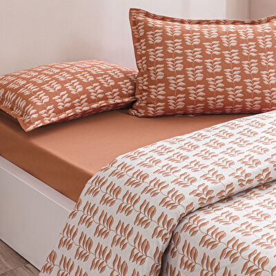 Taç Lorien Seç&Ser Tek Kişilik Nevresim Takımı Turuncu