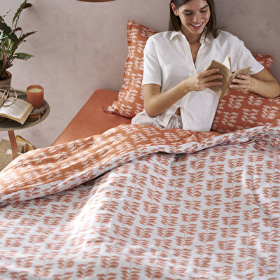 Taç Lorien Seç&Ser Tek Kişilik Nevresim Takımı Turuncu