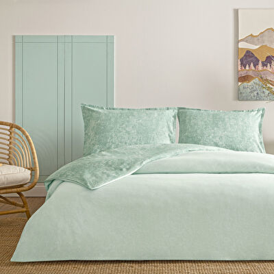 Taç Shimmer Seç&Ser Tek Kişilik Nevresim Takımı Yeşil