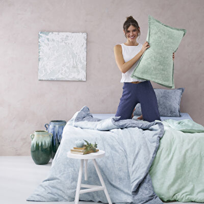 Taç Shimmer Seç&Ser Tek Kişilik Nevresim Takımı Yeşil