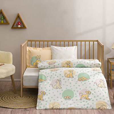 Taç Lisanslı Disney Lion King Baby Pamuk Bebek Nevresim Takımı