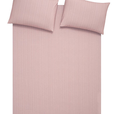 Taç Butik Soleıl Pamuk Yastık Kılıfı Pudra