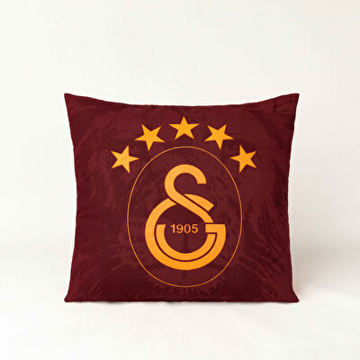 Lisanslı Galatasaray 5.Yıldız Pamuk 40x40 cm Kırlent