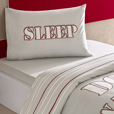 Taç Zuno Ranforce Tek Kişilik Nevresim Takımı Gri