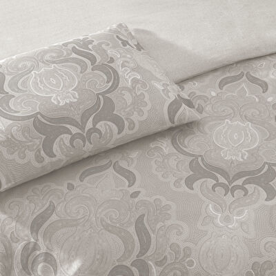 Taç Norellia Ranforce Çift Kişilik Nevresim Takımı Gri