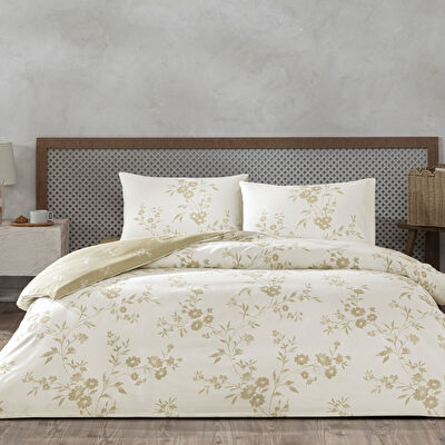 Taç Vellise Ranforce Çift Kişilik Nevresim Takımı Beyaz