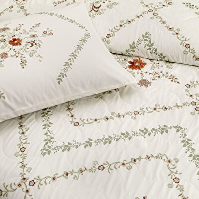 Taç Elira Çift Kişilik Her Mevsim Complete Set Beyaz