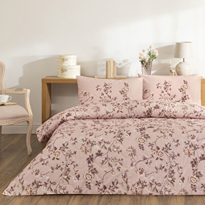 Taç Sorel Tek Kişilik Her Mevsim Complete Set Pembe