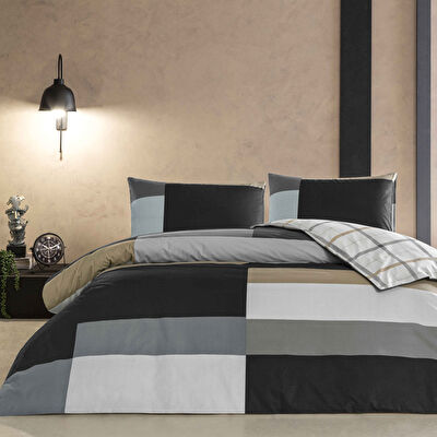 Taç Nexie Ranforce Tek Kişilik Nevresim Takımı Antrasit