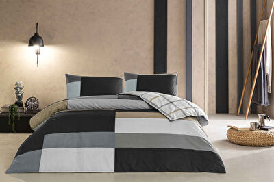 Taç Nexie Ranforce Tek Kişilik Nevresim Takımı Antrasit