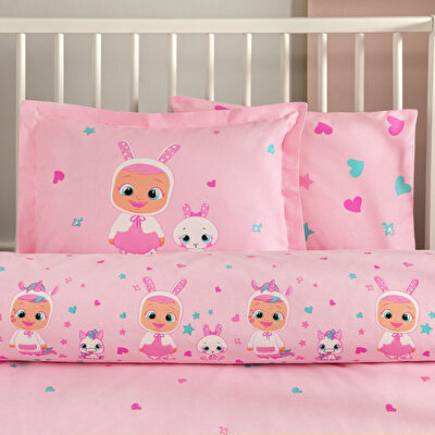 Taç Lisanslı Cry Babies Sweet Baby Pamuk Bebek Nevresim Takımı