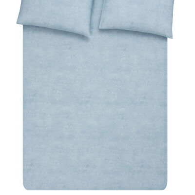 Taç Butik Velur Pamuk Çarşaf Tek Kişilik Mavi