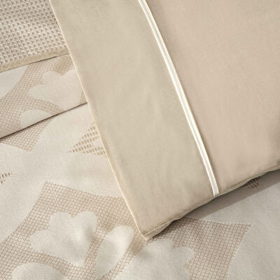 Taç Jakar Terrana Çift Kişilik Pike Takımı Taş