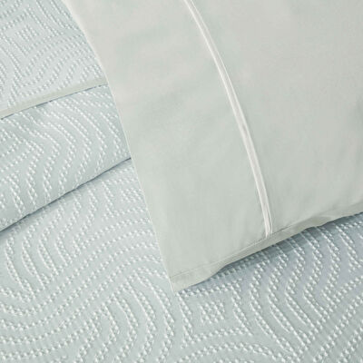 Taç Jakar Selva Çift Kişilik Pike Takımı Mavi