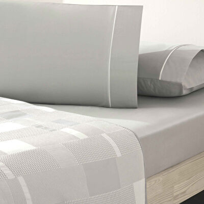 Taç Jakar Alvora Çift Kişilik Pike Takımı Antrasit