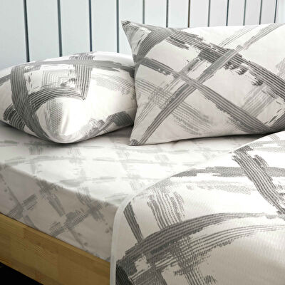 Taç Baskılı Liriel Çift Kişilik Pike Takımı Antrasit