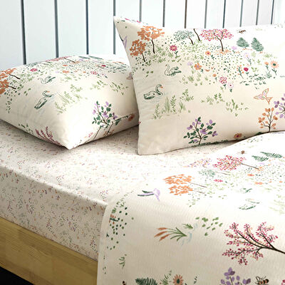 Taç Baskılı Sorien Queen Size Pike Takımı Yeşil