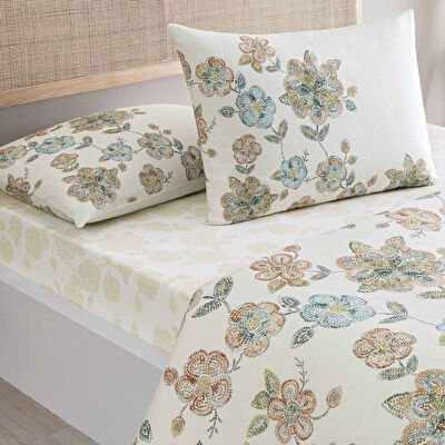 Taç Benica Ranforce Tek Kişilik Nevresim Takımı Pembe