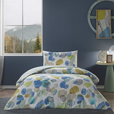 Taç Loria Ranforce Tek Kişilik Nevresim Takımı Sarı