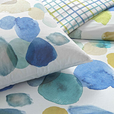 Taç Loria Ranforce Tek Kişilik Nevresim Takımı Sarı