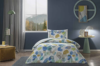 Taç Loria Ranforce Tek Kişilik Nevresim Takımı Sarı