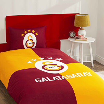 Taç Lisanslı Galatasaray Efsane Pamuk Tek Kişilik Nevresim Takımı