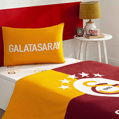 Taç Lisanslı Galatasaray Efsane Pamuk Tek Kişilik Nevresim Takımı