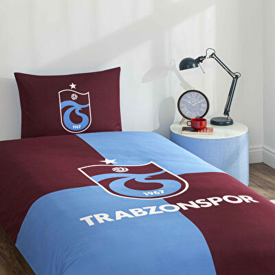 Taç Lisanslı Trabzonspor Efsane Pamuk Tek Kişilik Nevresim Takımı