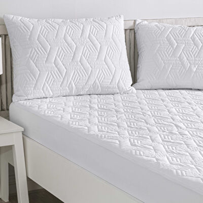Taç Eco Care Sıvı Geçirmez 50x70 Yastık Alez Beyaz