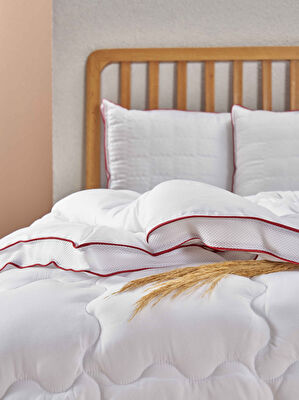 Taç Balance Mikrojel Çift Kişilik Yorgan Beyaz