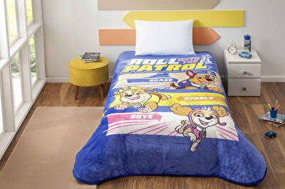 Lisanslı Paw Patrol Team Tek Kişilik Battaniye