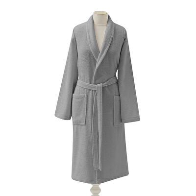 Taç Şalyaka Pamuk XXL Bornoz Antrasit