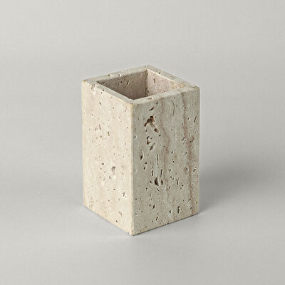 Linens Marble 7x7x11 cm Diş Fırçalık
