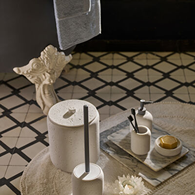 Linens Lumıa 9,7X16,2 cm Sıvı Sabunluk Beyaz