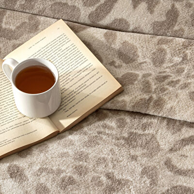 Taç Merlot Tek Kişilik Battaniye Kahverengi