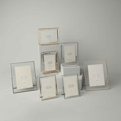 Linens Metal Linery 13x18 cm Çerçeve Gümüş