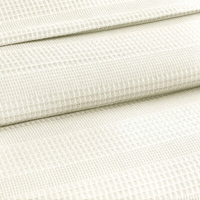 Taç Monet Pamuk Çift Kişilik Pike Kremrengi