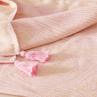Taç Butik Alaçatı Throw Pembe
