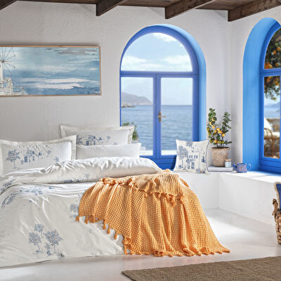 Taç Butik Bodrum Çerçeve Mavi