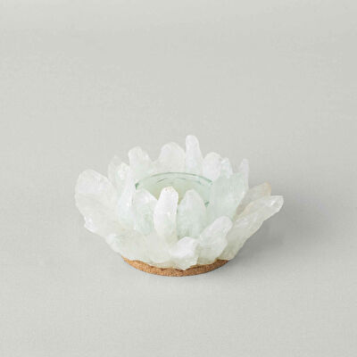 Linens Saut 10x10x5 cm Mumluk Beyaz