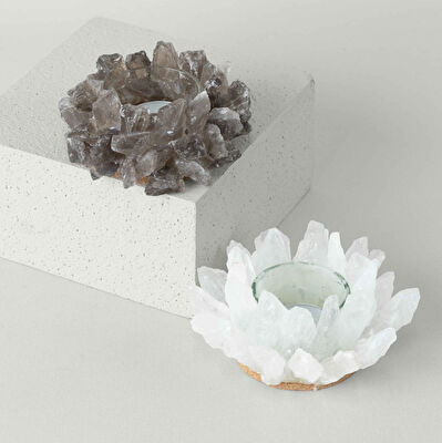 Linens Saut 10x10x5 cm Mumluk Beyaz