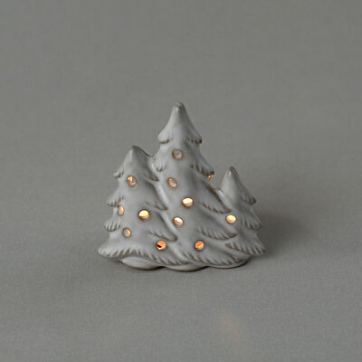 Linens Tree 8x7x9 cm Mumluk 8x7x9 cm Ekru