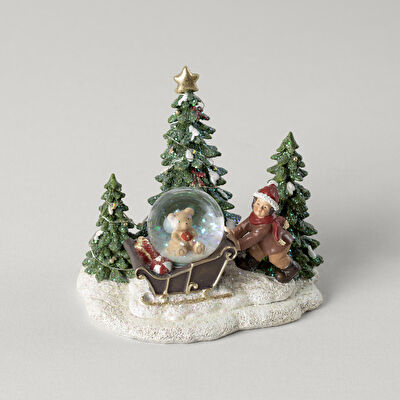 Linens Joy Kar Küresi Ledli Yılbaşı Dekor