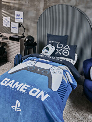 Lisanslı Playstation Tek Kişilik Battaniye